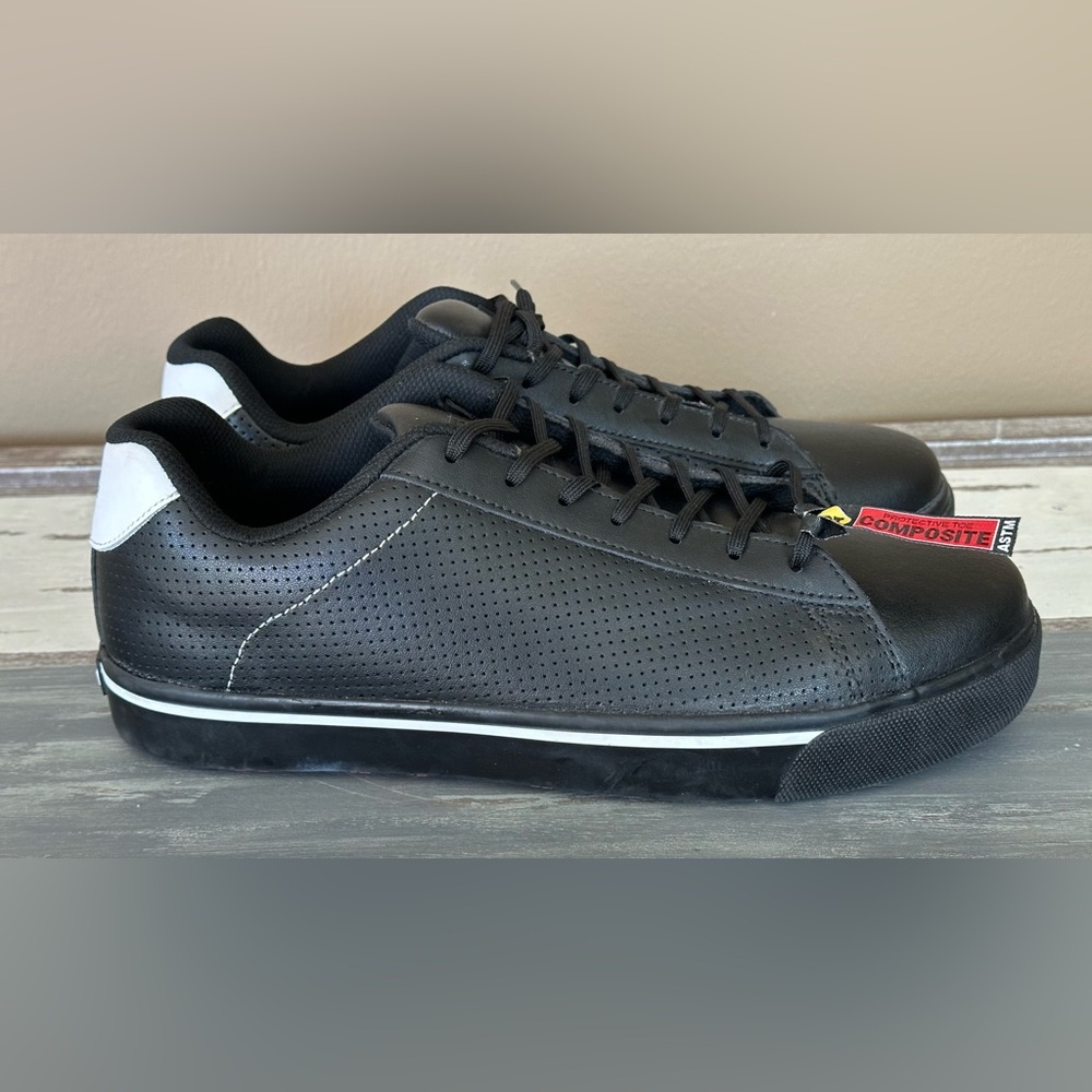 Rocky Mens 3 CT Work Black Composite Toe Safety Shoes Size 11M‎